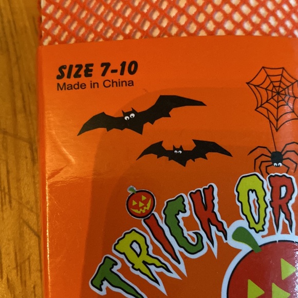 Trick or Treat tights size 7-10 new - Picture 3 of 5